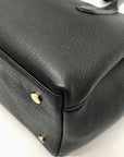 Radley London Black Pebbled Leather Medium Hillgate Place Grab Satchel Bag