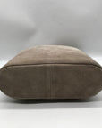 M.I.L.A Gray Suede Jackie Crossbody Bag