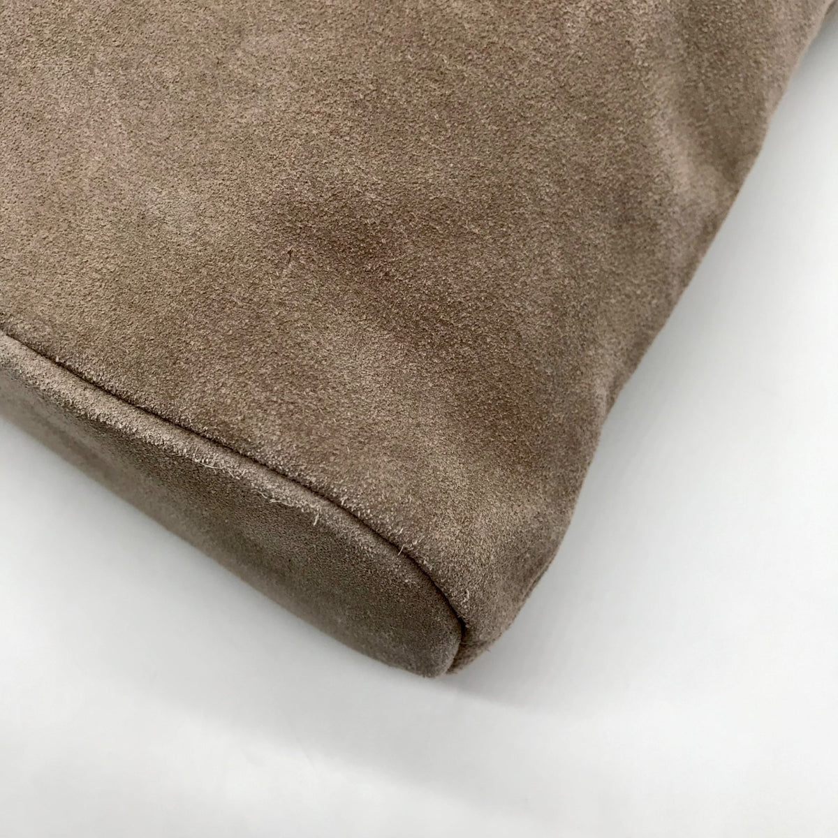 M.I.L.A Gray Suede Jackie Crossbody Bag
