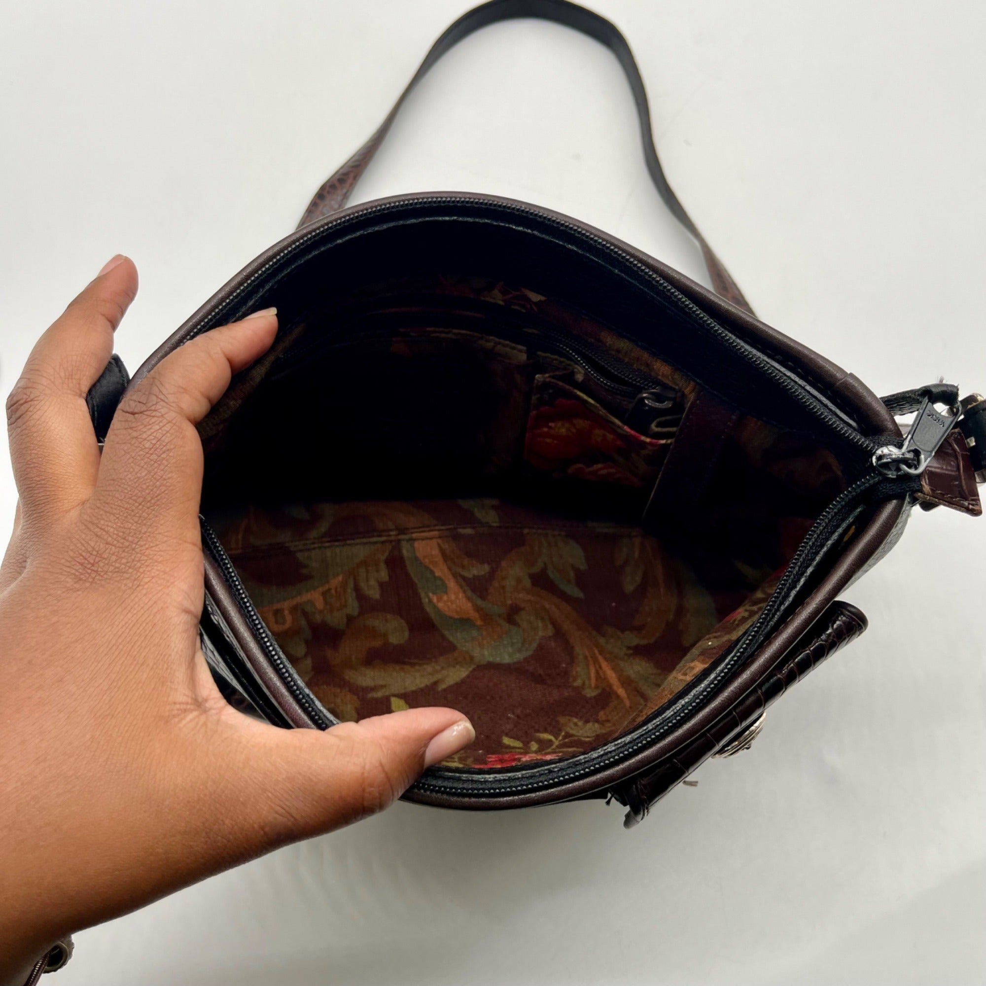 Brighton Brown Leather Shoulder Bag