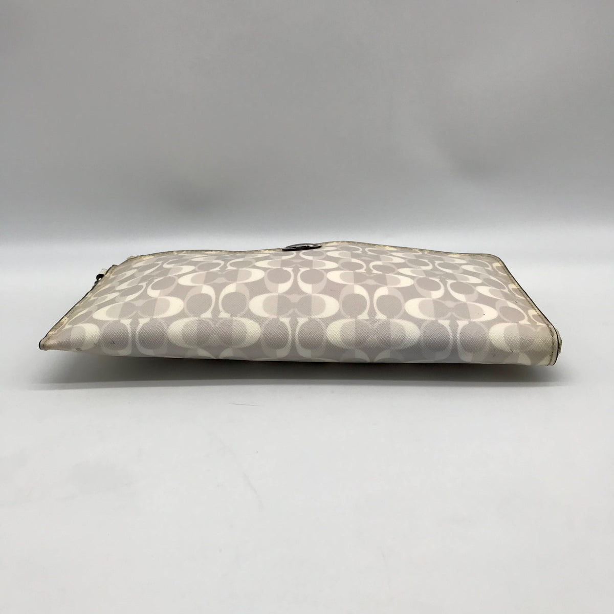 Coach White Coated Canvas Peyton Dream Convertible Wristlet