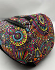 Sakroots Black Spirit Multicolor Nylon On The Go Sling Pack