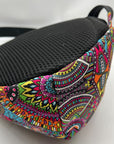 Sakroots Black Spirit Multicolor Nylon On The Go Sling Pack