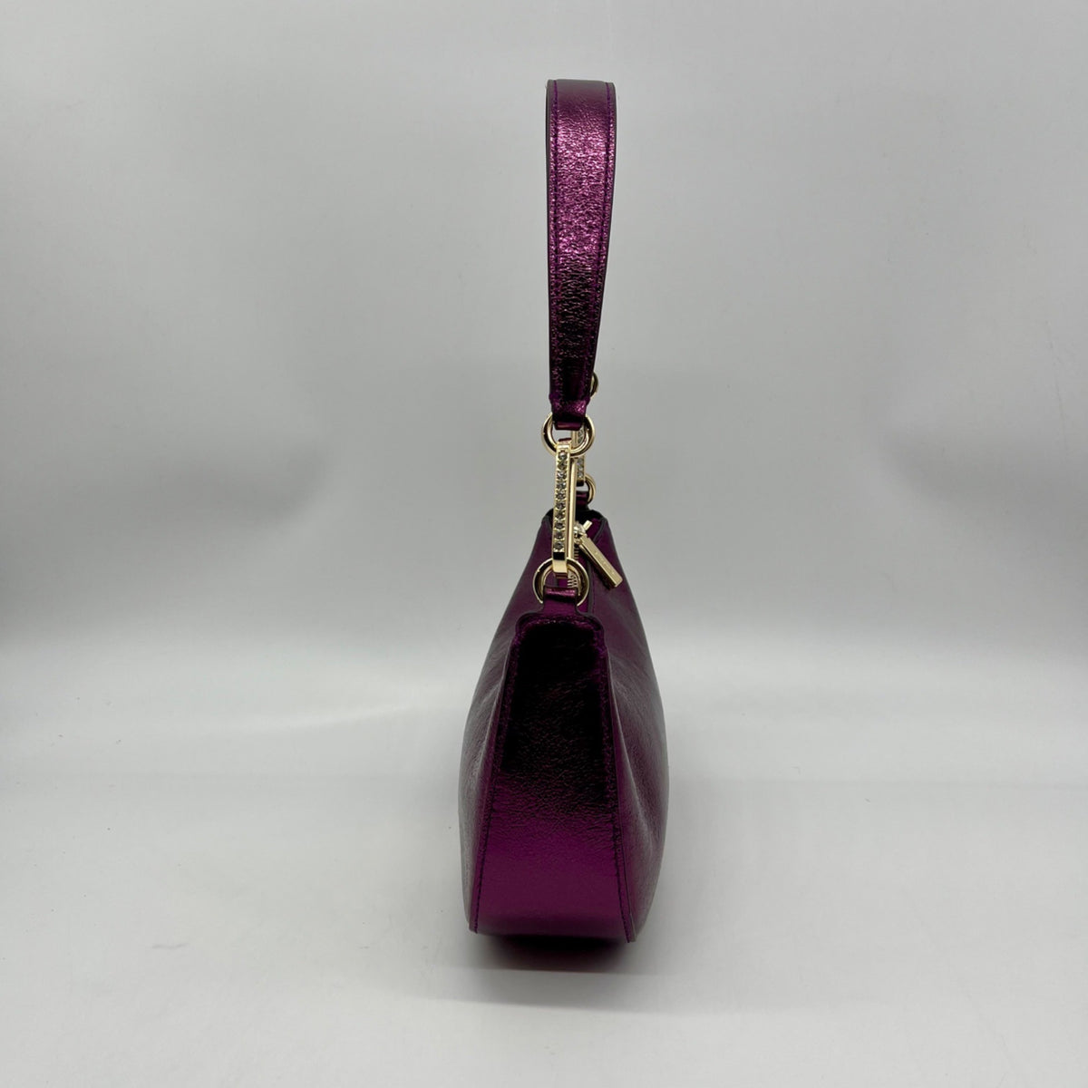 Kate Spade Purple Nine Metallic Shoulder Bag