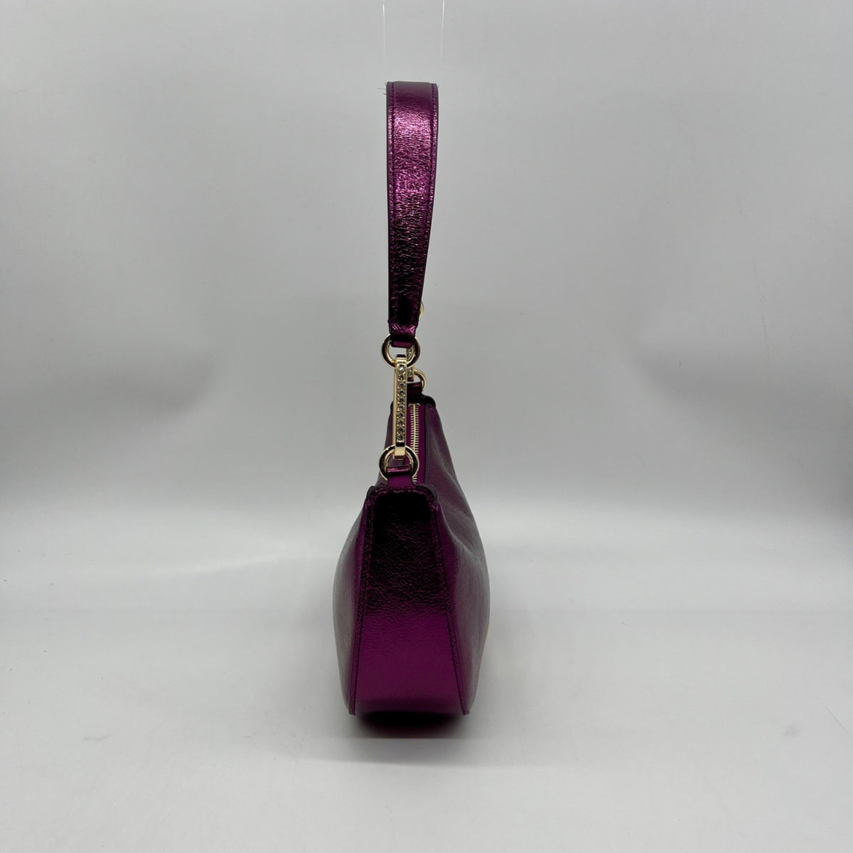 Kate Spade Purple Nine Metallic Shoulder Bag