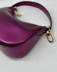 Kate Spade Purple Nine Metallic Shoulder Bag
