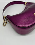 Kate Spade Purple Nine Metallic Shoulder Bag