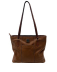 Dooney & Bourke Brown Pebbled Leather Lexington Tote Bag