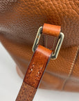 Dooney & Bourke Brown Pebbled Leather Lexington Tote Bag