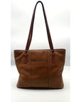 Dooney & Bourke Brown Pebbled Leather Lexington Tote Bag