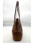 Dooney & Bourke Brown Pebbled Leather Lexington Tote Bag