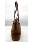 Dooney & Bourke Brown Pebbled Leather Lexington Tote Bag