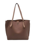 Anne Klein Pink Leather Tote Bag