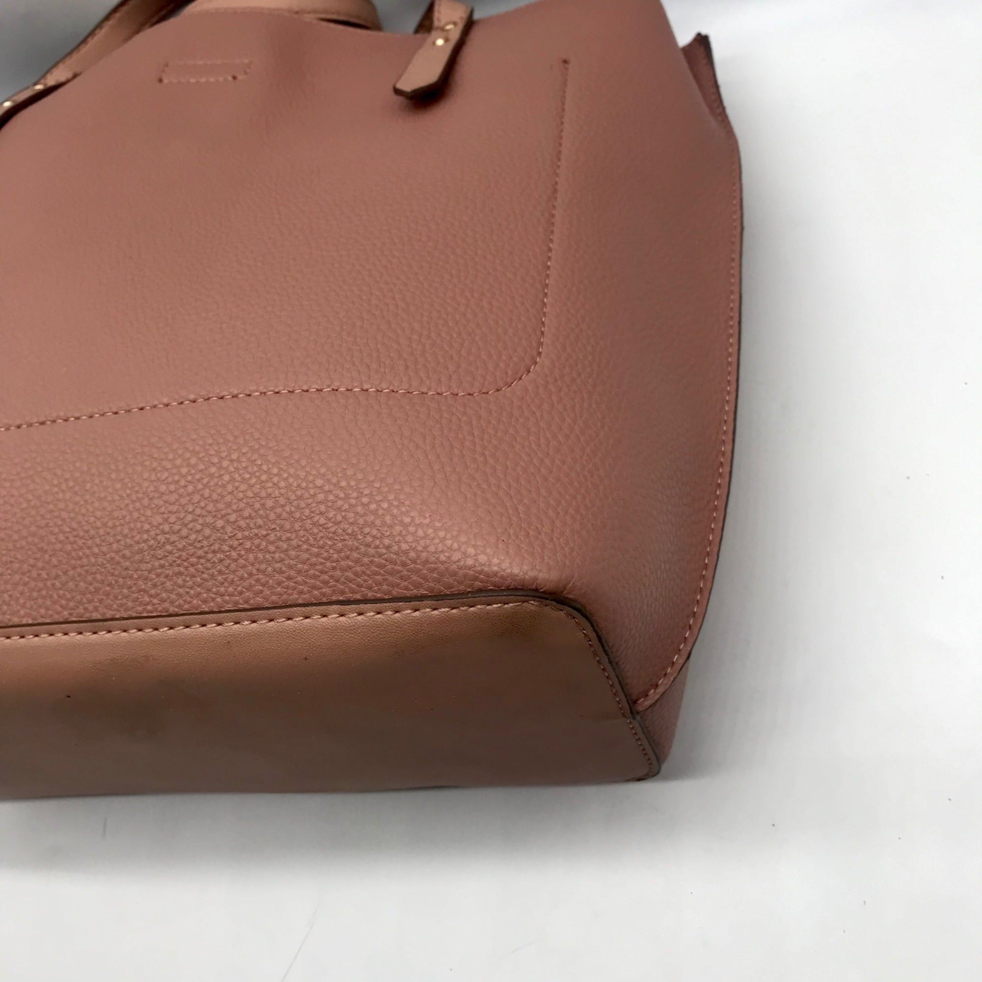 Anne Klein Pink Leather Tote Bag