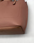 Anne Klein Pink Leather Tote Bag