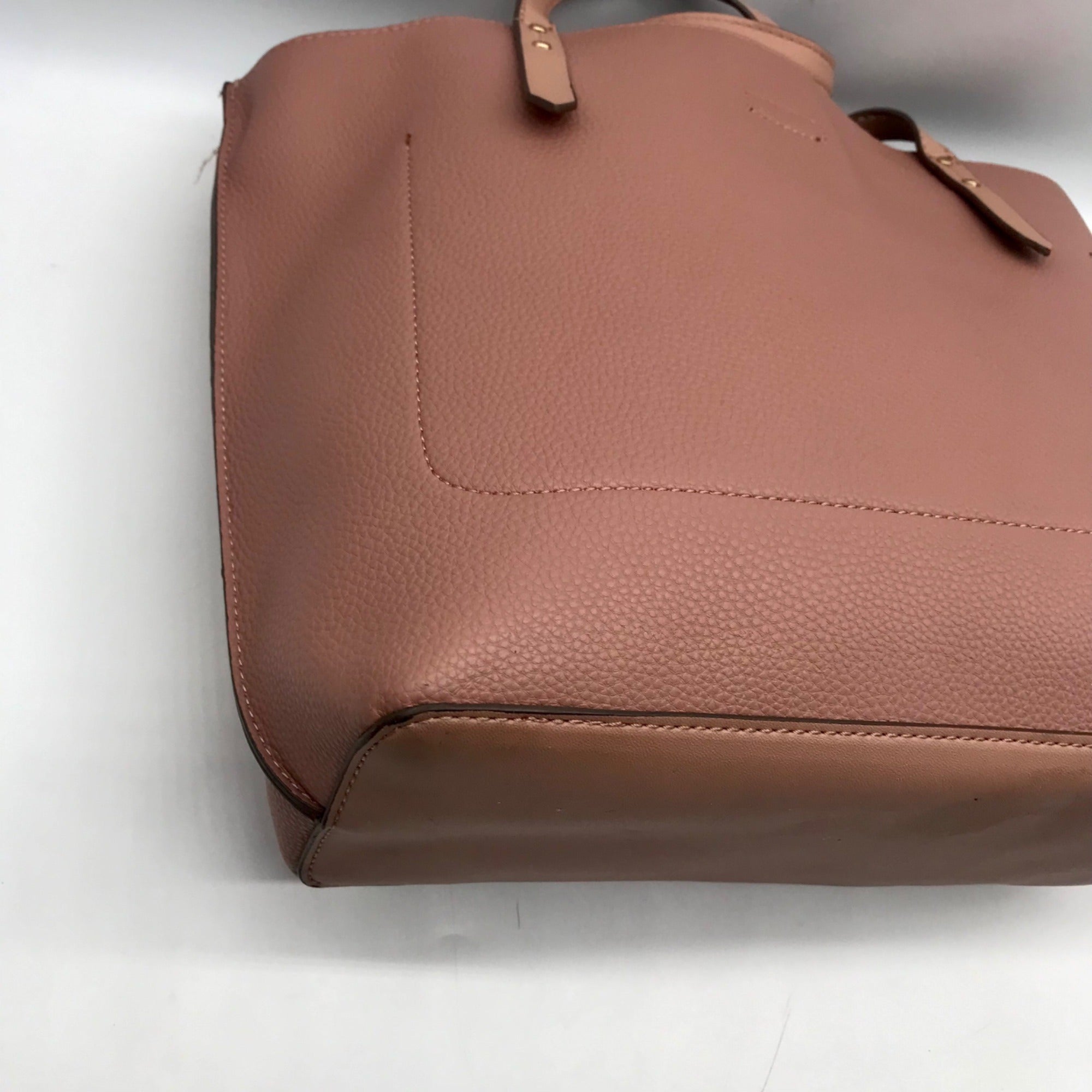 Anne Klein Pink Leather Tote Bag