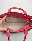 Kate Spade Pink Saffiano Leather Staci Converible Satchel