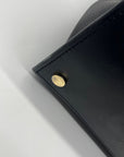 Michael Kors Black Leather Hamilton Medium Satchel Bag