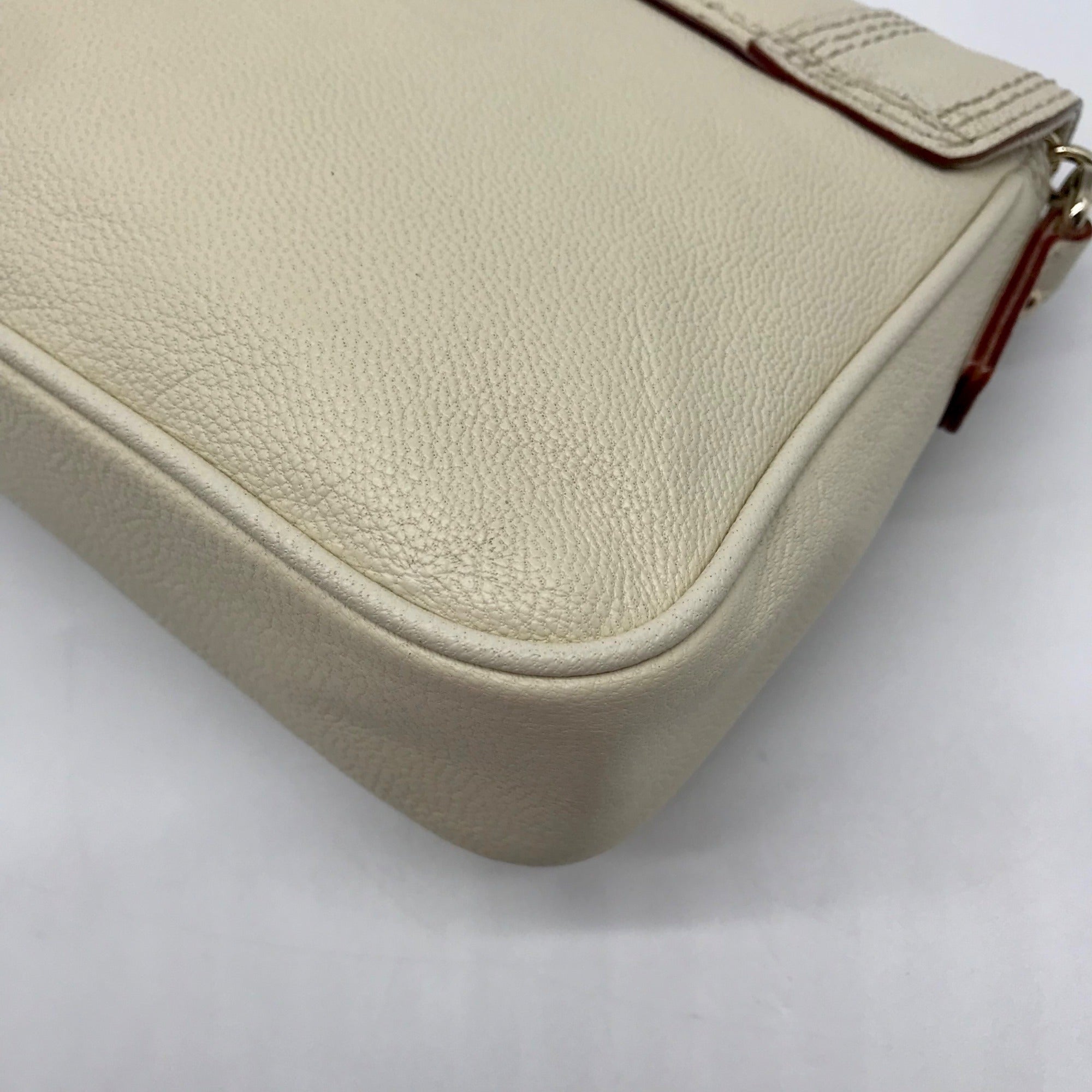 Kate Spade Ivory Leather Primrose Hill Little Kaelin Crossbody Bag