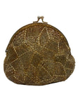 Walborg Gold Beaded Vintage Evening Bag Clutch