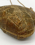 Walborg Gold Beaded Vintage Evening Bag Clutch