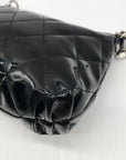 Coach Black Glossy Patent Leather Crossbody Swing Bag