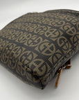 Giani Bernini Brown Block Signature Crossbody Bag