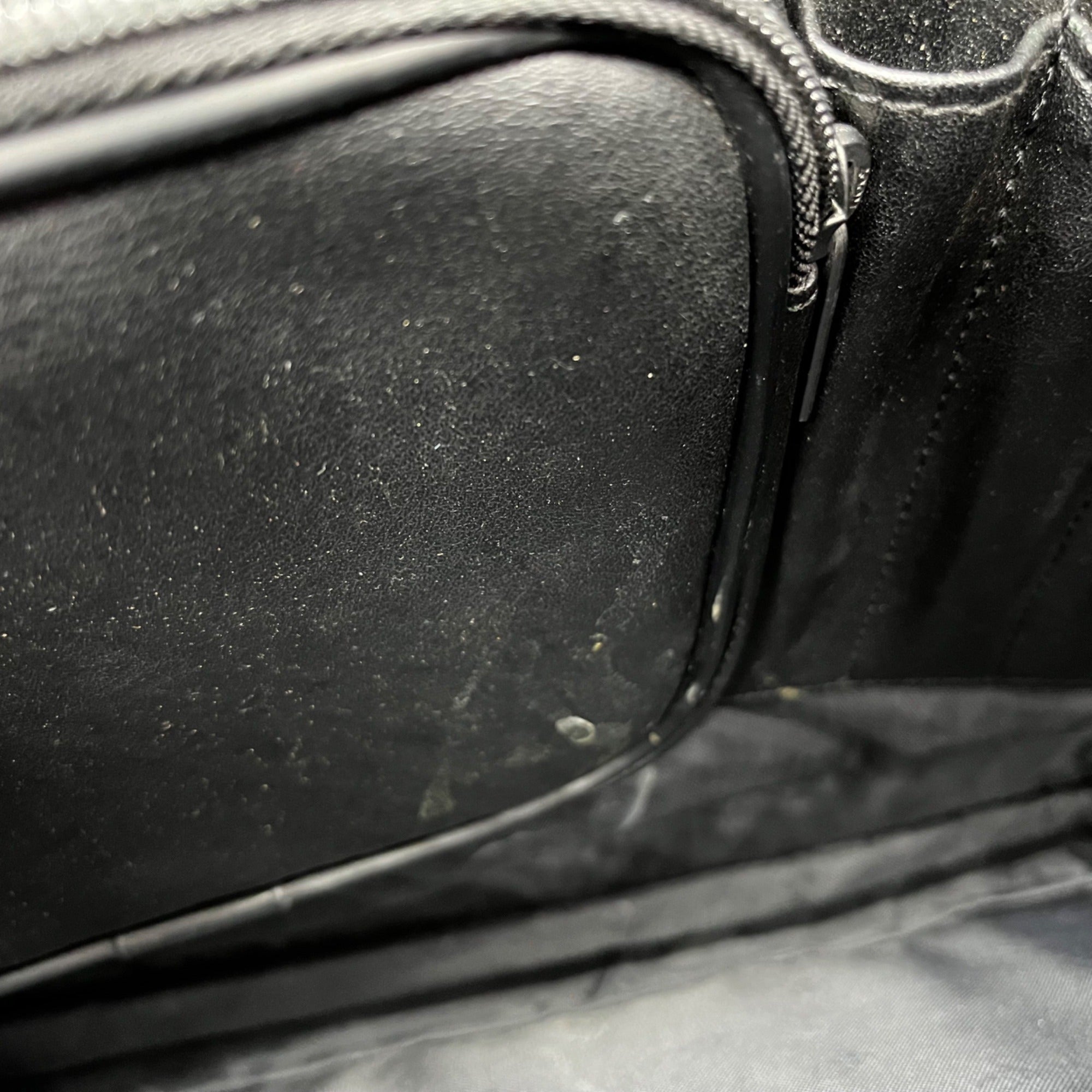 Kenneth Cole Black Leather Briefcase