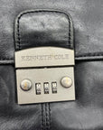 Kenneth Cole Black Leather Briefcase