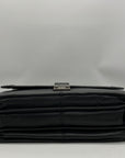 Kenneth Cole Black Leather Briefcase