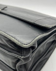 Kenneth Cole Black Leather Briefcase
