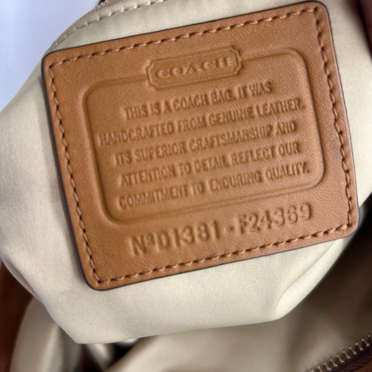 Coach Park Colorblock Carrie/ Hobo Bag F24369