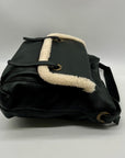 Ugg Black Pebbled Leather Shoulder Bag