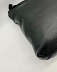 Ugg Black Pebbled Leather Shoulder Bag