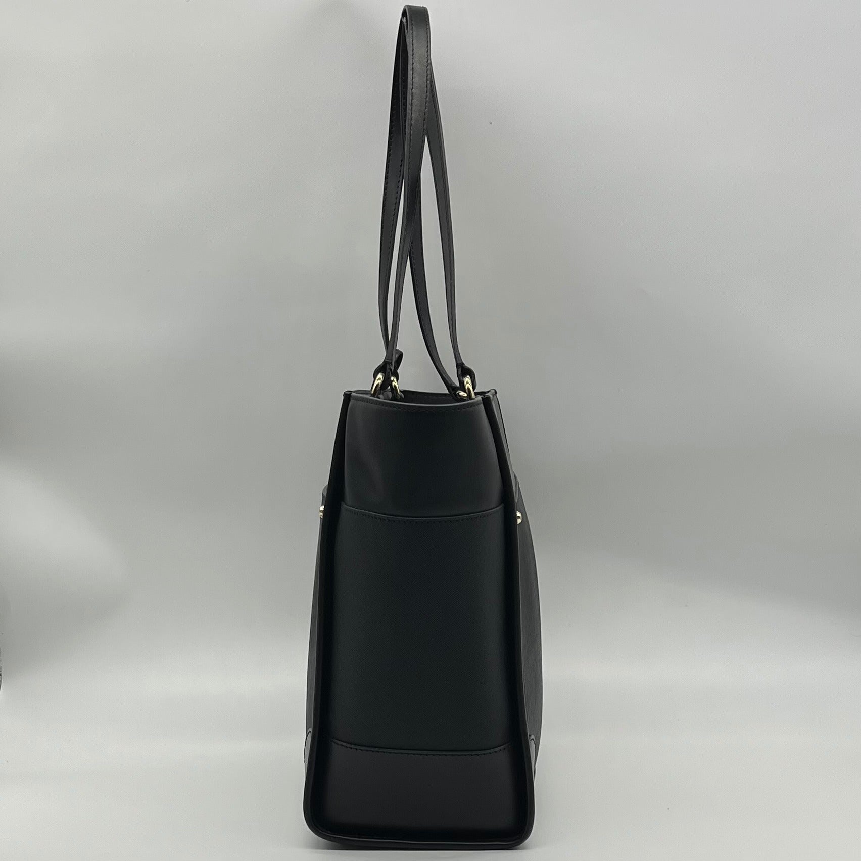 Michael Kors Black Leather Large Shoulder Bag
