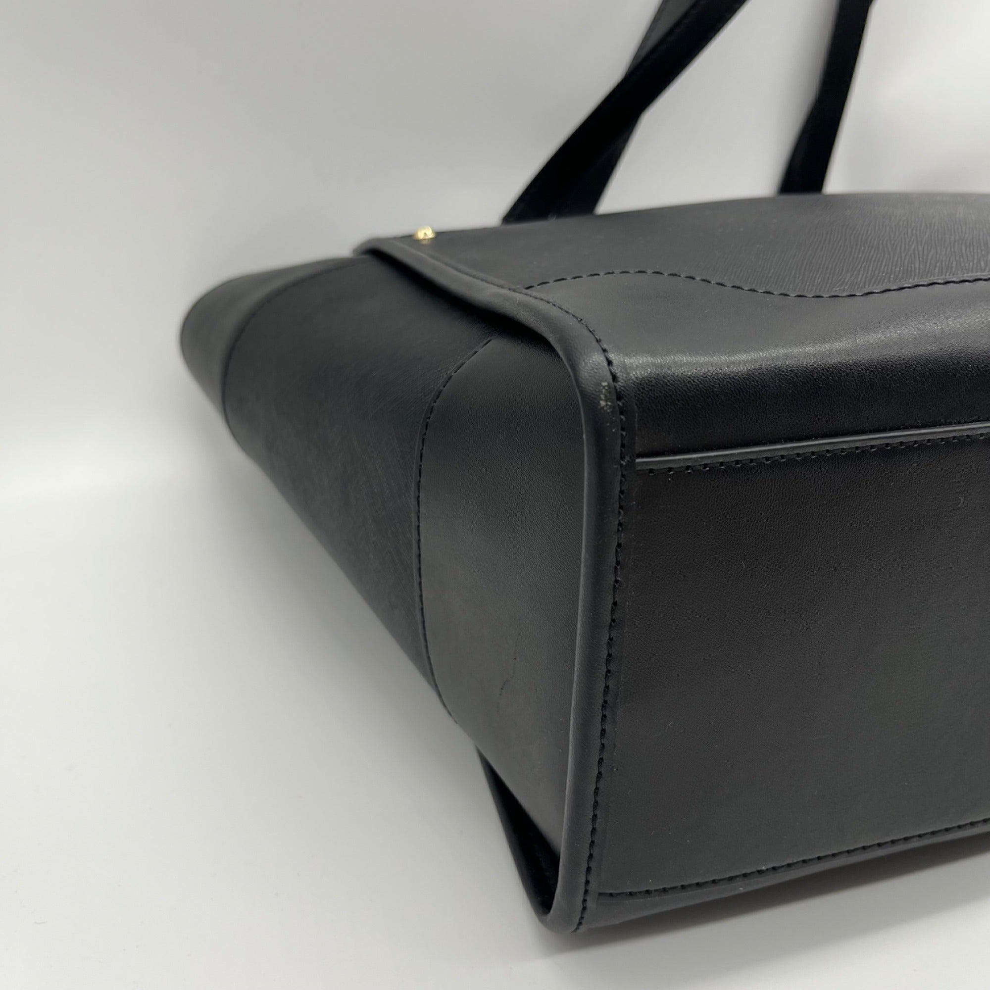 Michael Kors Black Leather Large Shoulder Bag