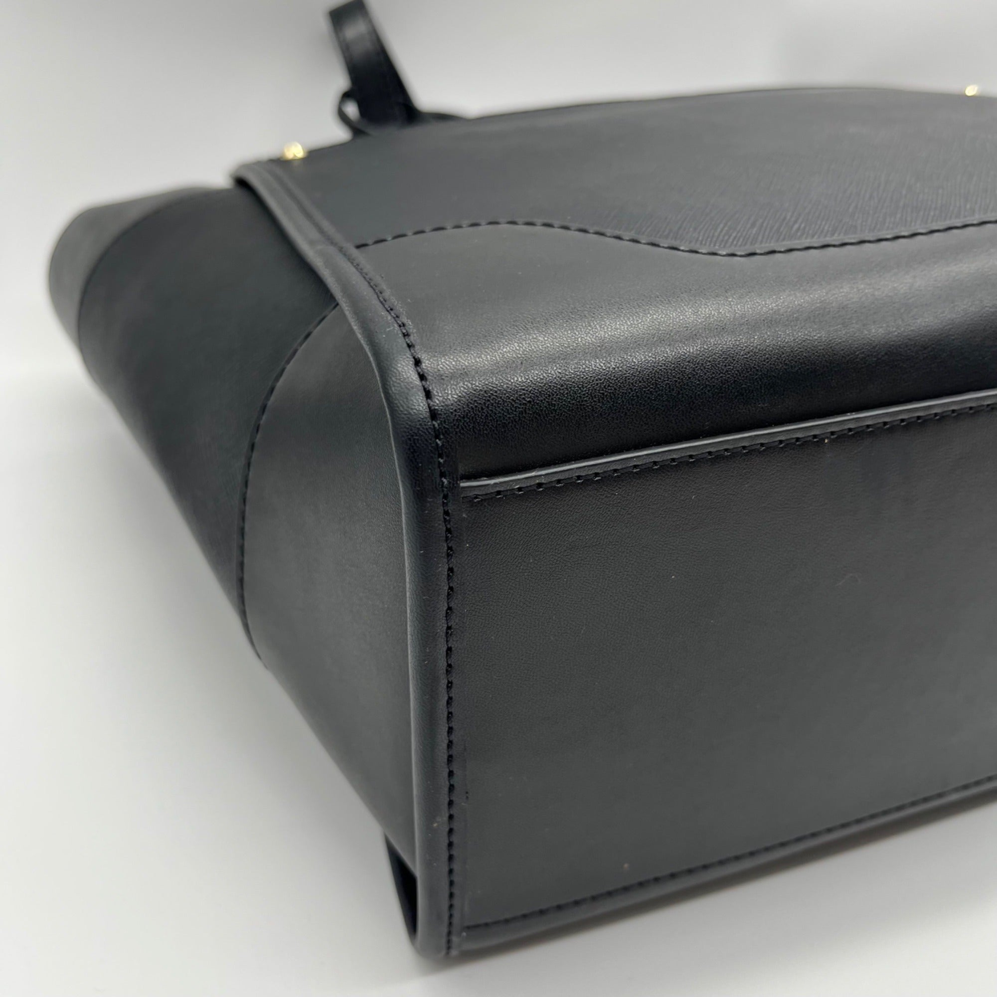 Michael Kors Black Leather Large Shoulder Bag