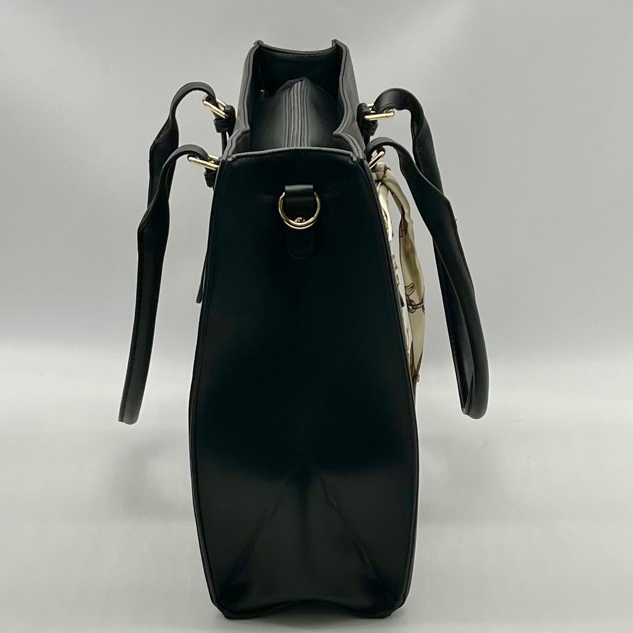 Unbranded Black Faux Leather Tote
