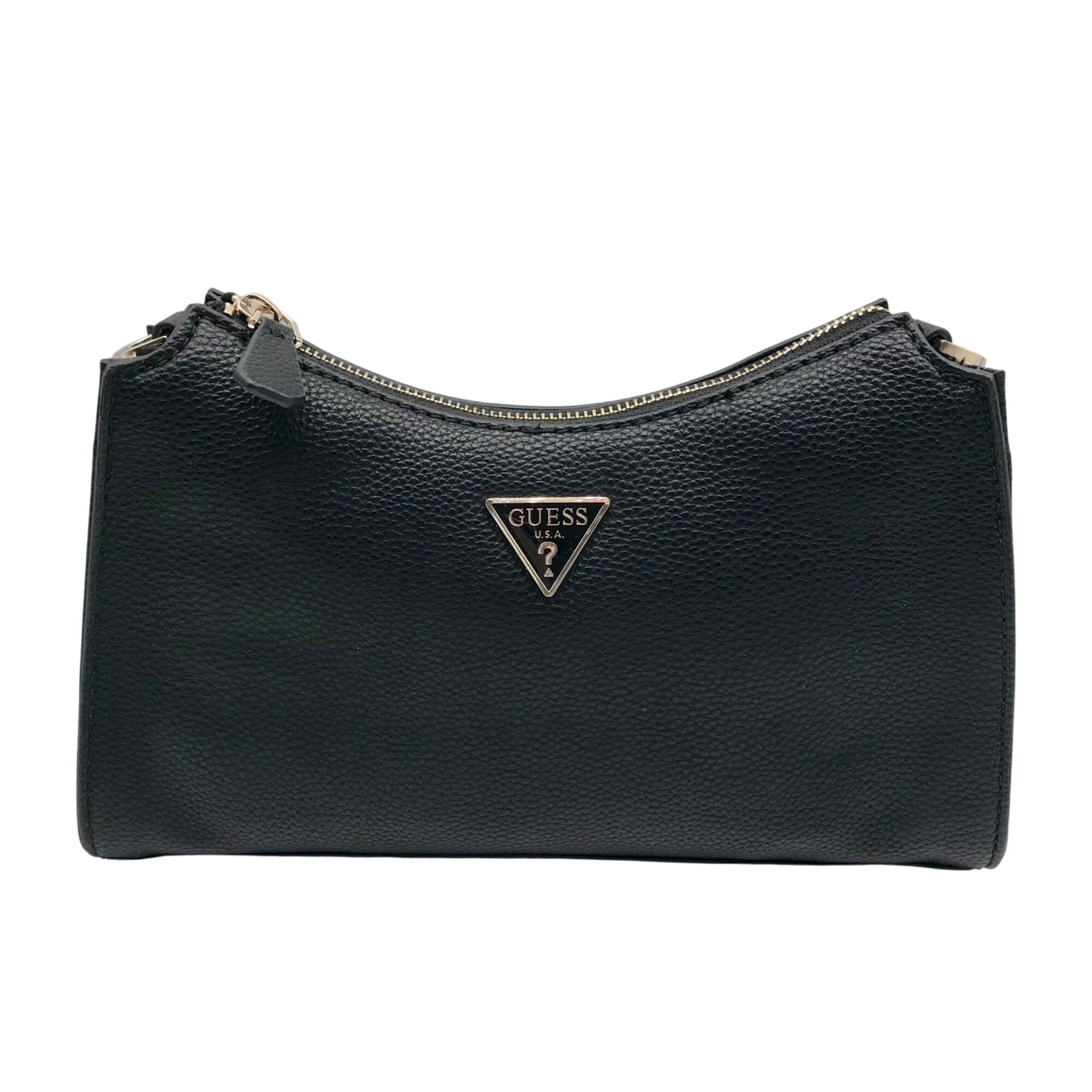 Guess Black Micaela Top-Zip Shoulder Bag