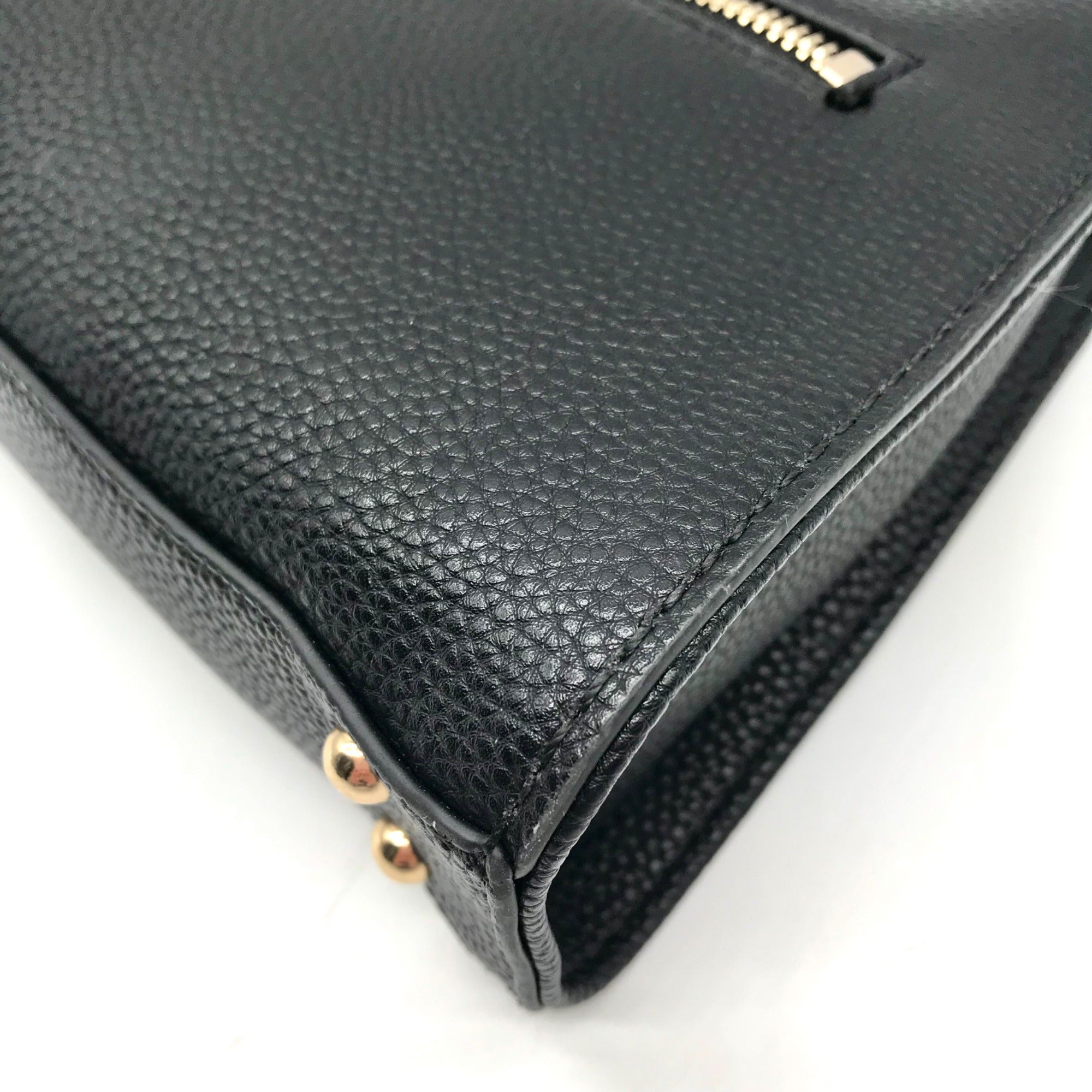 Guess Black Micaela Top-Zip Shoulder Bag