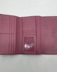 Coach Black Leather Madison Slim Envelope Trifold Wallet