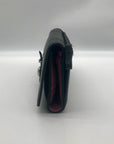 Coach Black Leather Madison Slim Envelope Trifold Wallet
