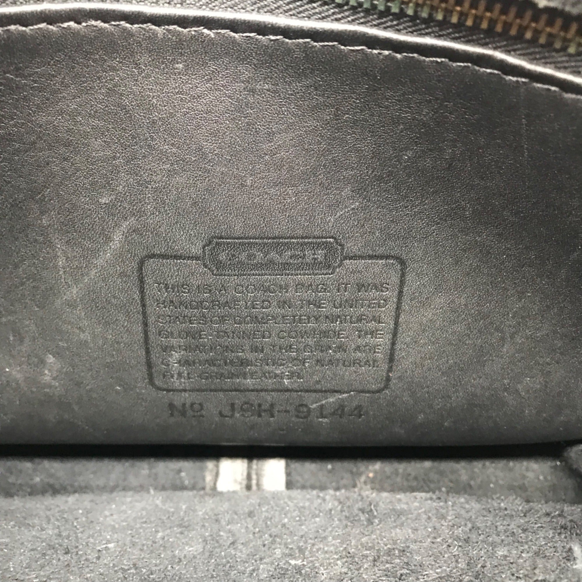 Coach Black Vintage Leather Studio Flap Crossbody Bag