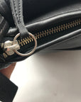 Coach Black Vintage Leather Studio Flap Crossbody Bag
