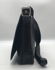 Coach Black Vintage Leather Studio Flap Crossbody Bag