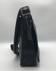 Coach Black Vintage Leather Studio Flap Crossbody Bag