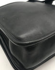 Coach Black Vintage Leather Studio Flap Crossbody Bag