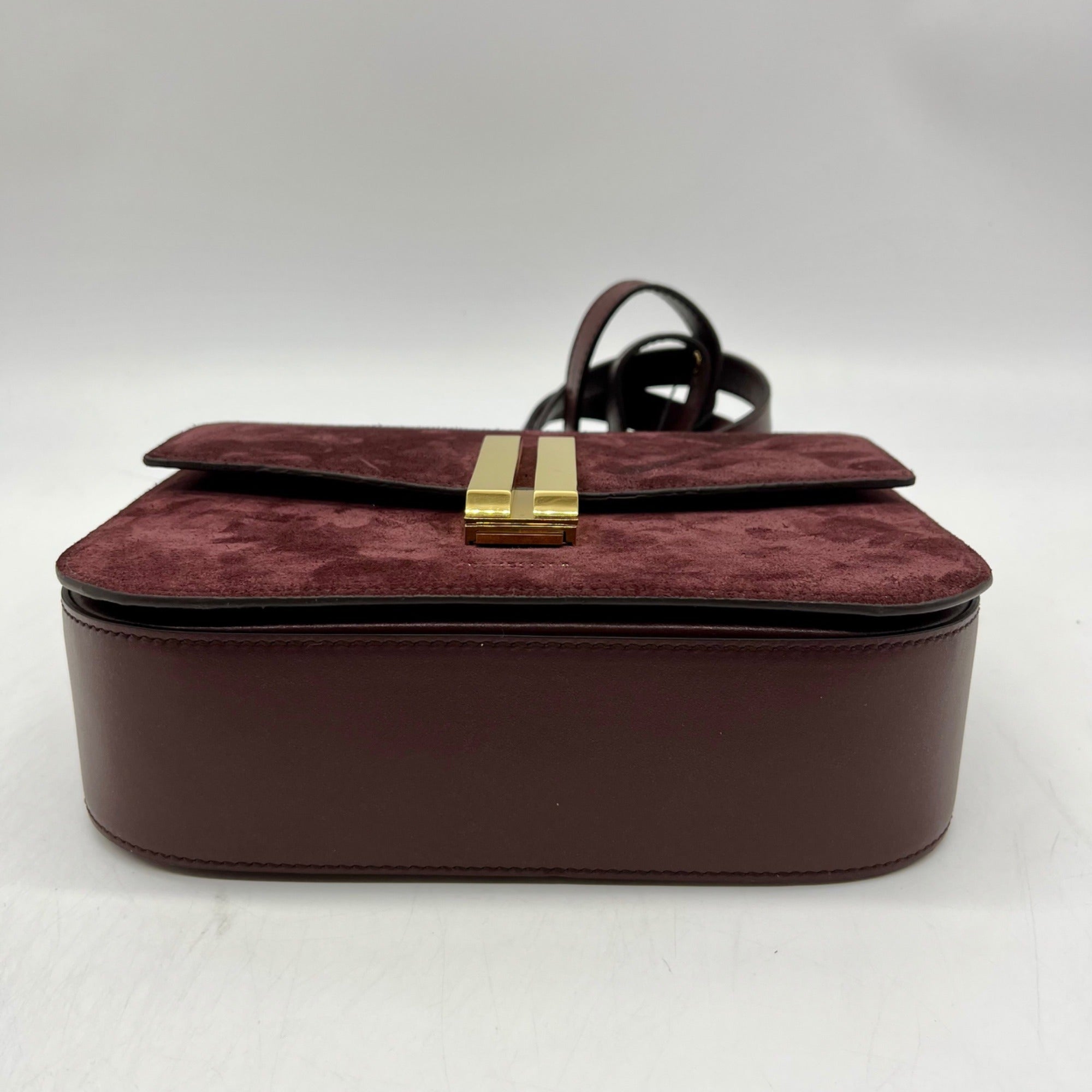 DeMellier Vancouver Brown Suede/Leather Crossbody
