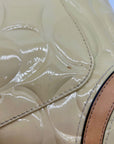 Coach Yellow Peyton Embossed Patent Leather Signature Logo Tote Bag F22322