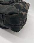 Coach Black Signature Canvas Tote Bag F24742